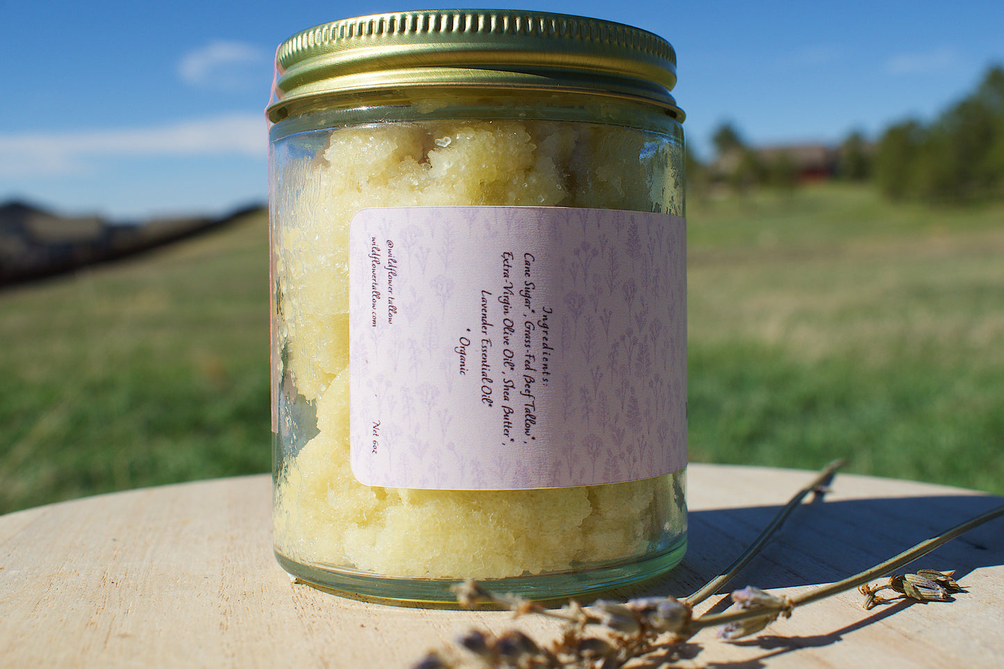Lavender Sugar Scrub