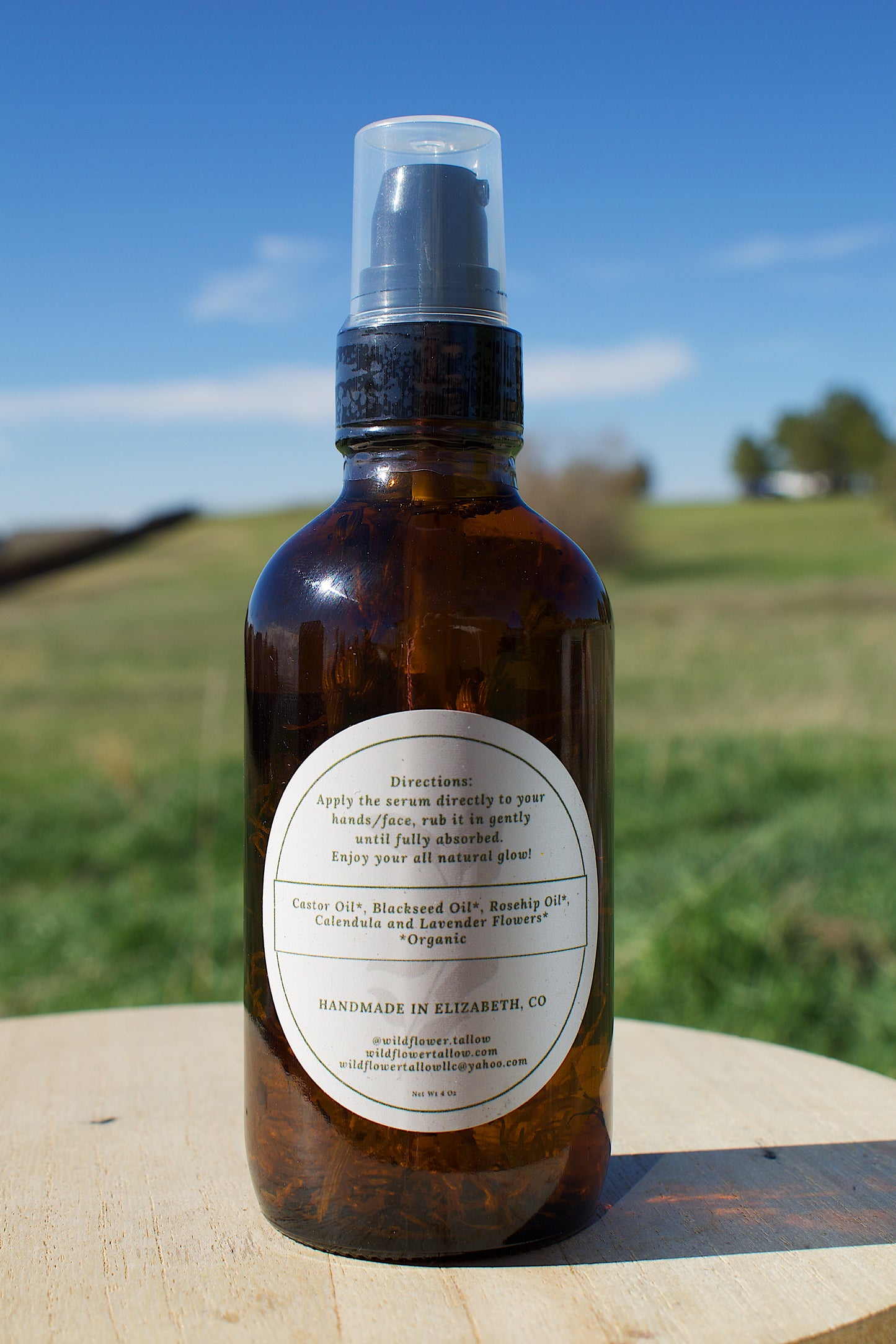 Organic Floral Facial Serum
