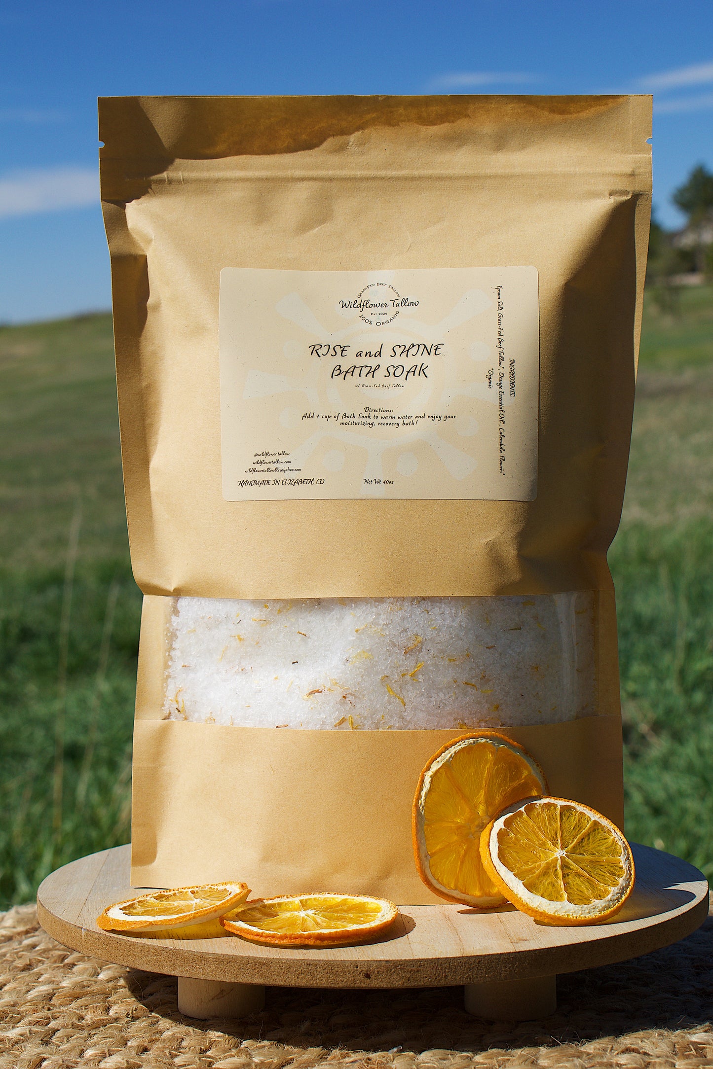 Rise and Shine Tallow Epsom Soak