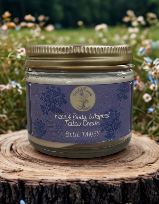 Blue Tansy Face & Body Whipped Tallow Cream